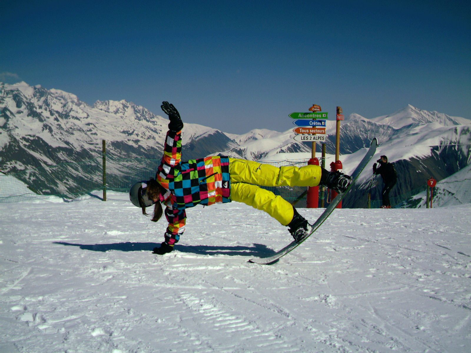 MONITEUR ESF LES 2 ALPES SKI ET SNOWBOARD Collectif snowboard 2 ESF